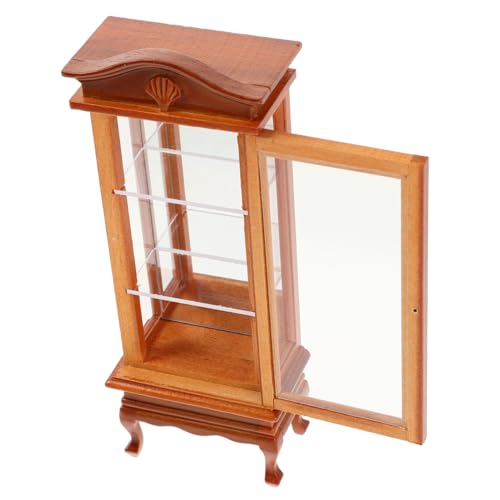 Toyvian Puppenhaus-Schrankmodell Holz Mini Bücherregal Puppenhaus Basteln : Puppenhaus möbel Miniatur für Puppenhaus Mini-Bücherregal für Mini-Bücher Light Brown Toyvian Puppenhaus-Schrankmodell Holz Mini Bücherregal Puppenhaus Basteln : Puppenhaus möbel Miniatur für Puppenhaus Mini-Bücherregal für Mini-Bücher Light Brown von Toyvian