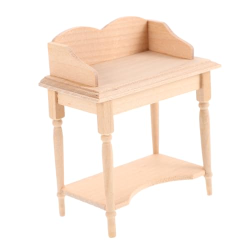 Toyvian Puppenhaus Schreibtisch Aus Holz Miniatur Möbel Für Puppenhaus Für Miniatur Arbeitszimmer Oder Wohnzimmer Puppen Zubehör Naturholzfarbe Toyvian Puppenhaus Schreibtisch Aus Holz Miniatur Möbel Für Puppenhaus Für Miniatur Arbeitszimmer Oder Wohnzimmer Puppen Zubehör Naturholzfarbe von Toyvian