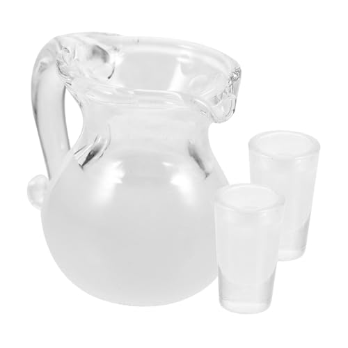 Toyvian Puppenhaus Miniatur Orangensaft Krug Set Miniatur Tassen Miniatur Wasserkocher Realistisches Toyvian Puppenhaus Miniatur Orangensaft Krug Set Miniatur Tassen Miniatur Wasserkocher Realistisches von Toyvian