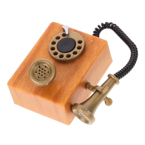 Toyvian Doll House Miniatur Telefon Modell Vintage Dekoration Für Puppenhaus Detaillierte Nachbildung Aus Robustem Für Kreative Spiel-szenen Und Wohnraumgestaltung Toyvian Doll House Miniatur Telefon Modell Vintage Dekoration Für Puppenhaus Detaillierte Nachbildung Aus Robustem Für Kreative Spiel-szenen Und Wohnraumgestaltung von Toyvian
