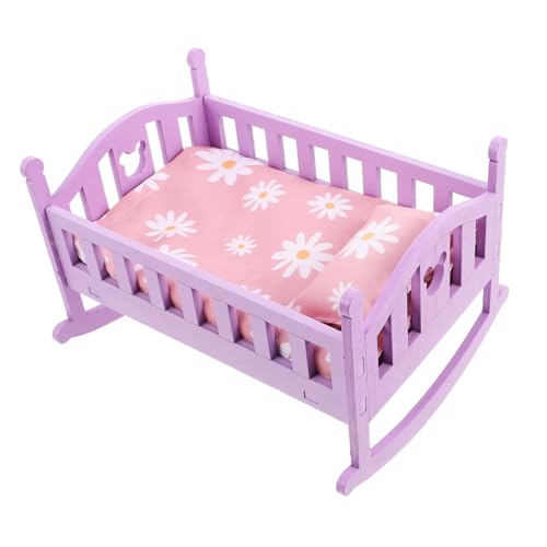Toyvian Puppenhausbett Puppenbett Puppenhaus Zubehör Puppenhaus Wohnzimmer Holz Cartoon-Broschen Hamster Mini-Krippen-Bastelarbeiten Basteln mit Puppenkrippen hölzern Toyvian Puppenhausbett Puppenbett Puppenhaus Zubehör Puppenhaus Wohnzimmer Holz Cartoon-Broschen Hamster Mini-Krippen-Bastelarbeiten Basteln mit Puppenkrippen hölzern von Toyvian