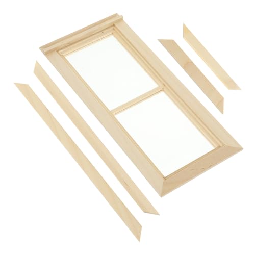 Toyvian Puppenhausfenster Miniatur-Puppenhaus-Bausatz realistische Puppe Mini- Meine Lebenspuppe holzfenster puppenstubenmöbel kleines Hauszubehör Mini-Fenstermodell Acryl Toyvian Puppenhausfenster Miniatur-Puppenhaus-Bausatz realistische Puppe Mini- Meine Lebenspuppe holzfenster puppenstubenmöbel kleines Hauszubehör Mini-Fenstermodell Acryl von Toyvian