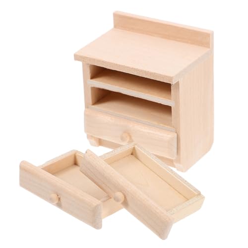 Toyvian Puppenhausmöbel Chest of Drawers Drawer Cabinet Unverzichtbares Accessoire schubfächer Schrank Miniaturmöbel Garage Neon Mini-Schubladenschrank Mini- -Nachttisch hölzern Toyvian Puppenhausmöbel Chest of Drawers Drawer Cabinet Unverzichtbares Accessoire schubfächer Schrank Miniaturmöbel Garage Neon Mini-Schubladenschrank Mini- -Nachttisch hölzern von Toyvian