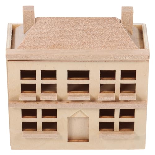 Toyvian Puppenhausmöbel Miniature House miniaturhaus Miniaturdekoration Dollhouse Furniture spielzeughaus holzspielzeug Villa aus Holz Mini-Haushandwerk Miniaturen hölzern Modell Holzhaus Toyvian Puppenhausmöbel Miniature House miniaturhaus Miniaturdekoration Dollhouse Furniture spielzeughaus holzspielzeug Villa aus Holz Mini-Haushandwerk Miniaturen hölzern Modell Holzhaus von Toyvian