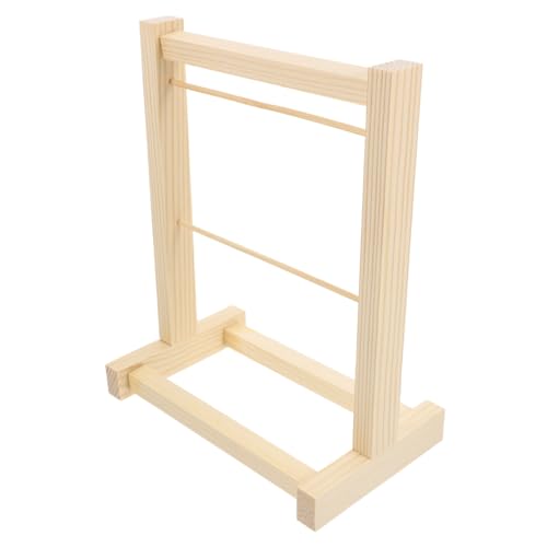 Toyvian Puppenkleiderständer Aus Holz Mit Mini Kleiderbügeln Stöckiges Organizer Regal Für Puppenkleidung Zubehör Für Puppenmöbel Für Puppen Sockenhalter Toyvian Puppenkleiderständer Aus Holz Mit Mini Kleiderbügeln Stöckiges Organizer Regal Für Puppenkleidung Zubehör Für Puppenmöbel Für Puppen Sockenhalter von Toyvian
