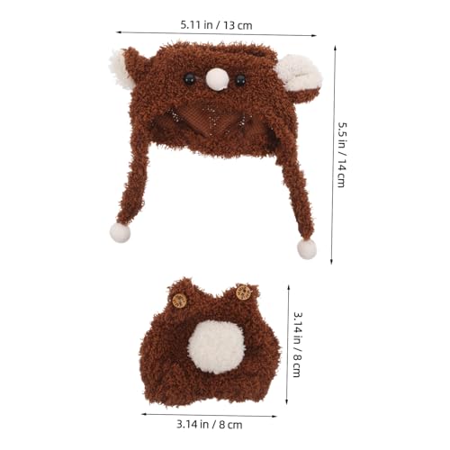 Toyvian Puppenkleidung Bär Kapuzenhut und Overall Set Niedliche Braune Bärenmotive Weiche Kinderfreundliche Stoffe Puppenkleidung Zubehör für Puppenhaus Verkleidung Toyvian Puppenkleidung Bär Kapuzenhut und Overall Set Niedliche Braune Bärenmotive Weiche Kinderfreundliche Stoffe Puppenkleidung Zubehör für Puppenhaus Verkleidung von Toyvian
