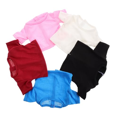 Toyvian Puppenkleidung Outfits Puppengarderobe Stoff von Toyvian