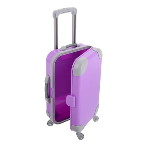 Toyvian Puppenkoffer Gepäck Mini Rolling Koffer Für 18-Zoll-Puppen-Realistisches Puppengepäck Mit Handlungen & Rädern | Reisezubehör Für Puppen Stofftiere Toyvian Puppenkoffer Gepäck Mini Rolling Koffer Für 18-Zoll-Puppen-Realistisches Puppengepäck Mit Handlungen & Rädern | Reisezubehör Für Puppen Stofftiere von Toyvian