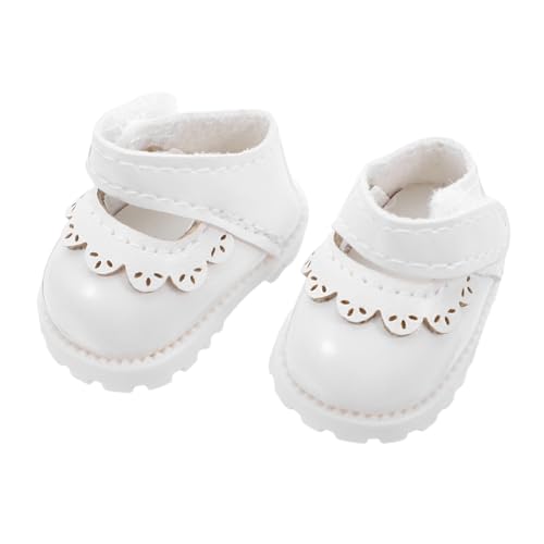 Toyvian Puppenschuhe Flache Mini PU Prinzessin Schuhe Ersatz Puppenaccessoire Weiß für Puppenhaus Verkleidung Rollenspiel Toyvian Puppenschuhe Flache Mini PU Prinzessin Schuhe Ersatz Puppenaccessoire Weiß für Puppenhaus Verkleidung Rollenspiel von Toyvian