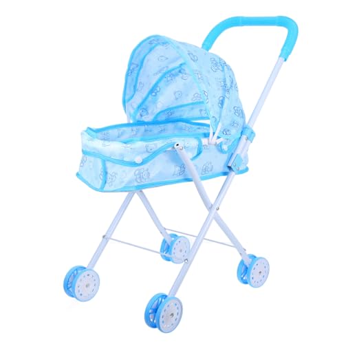 Toyvian Puppenwagen für Mädchen Kleinkindspielzeug Mädchenspielzeug Fahren Auto vorgeben Kinderwagen Mikro-Layout-Ornament -Babyzubehör Eisen Sky-Blue Toyvian Puppenwagen für Mädchen Kleinkindspielzeug Mädchenspielzeug Fahren Auto vorgeben Kinderwagen Mikro-Layout-Ornament -Babyzubehör Eisen Sky-Blue von Toyvian