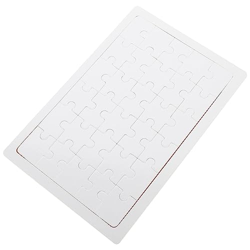 Toyvian Puzzleteil Aus Papier DIY-Puzzle Nach Maß Presse-Transfer-Handwerk Sublimations-Puzzle-rohling Unvollendeter Puzzle-rohling Transfer-bastelpuzzle Kind Weiß Zeichenbrett Leer Toyvian Puzzleteil Aus Papier DIY-Puzzle Nach Maß Presse-Transfer-Handwerk Sublimations-Puzzle-rohling Unvollendeter Puzzle-rohling Transfer-bastelpuzzle Kind Weiß Zeichenbrett Leer von Toyvian
