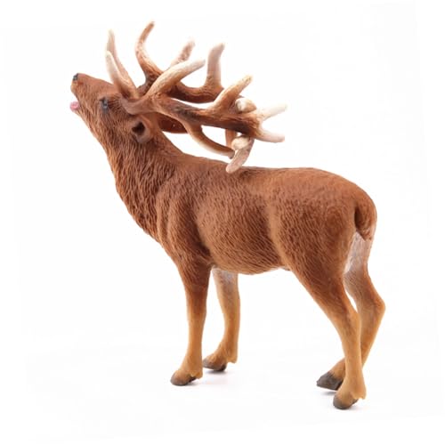 Toyvian Realistische Hirsch Figur Modell Wildlife Ornament Solide Handwerk Statue Toyvian Realistische Hirsch Figur Modell Wildlife Ornament Solide Handwerk Statue von Toyvian