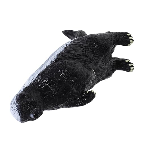 Toyvian Realistische Honigdachs Figur Nachbildung Tiermodell Dekoration Lernspielzeug Desktop Ornament für Klassenzimmer von Toyvian