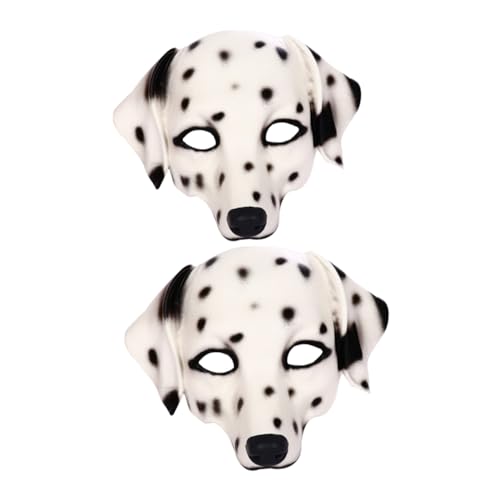 Toyvian Realistische Hundemaske aus PU Schaum Verstellbar und Bequem Lustige Tiergesichtsmaske für Erwachsene Vielseitiges Kostümzubehör für Halloween Karneval und Faschingspartys von Toyvian