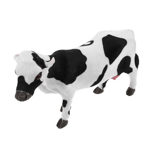 Toyvian Realistische Kuh Figurine Resin Modell Authentisch Detailliert Lernspielzeug für Spielset Dekoration Fotografie Requisiten von Toyvian