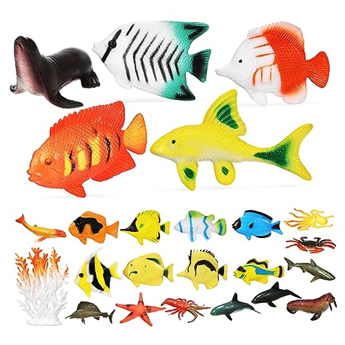 Toyvian Realistische Meereslebewesen Modelle Figuren Simulationsfiguren Von Tropischen Fischen Und Meeresanemonen Für Bildungs Und Partydekoration Toyvian Realistische Meereslebewesen Modelle Figuren Simulationsfiguren Von Tropischen Fischen Und Meeresanemonen Für Bildungs Und Partydekoration von Toyvian