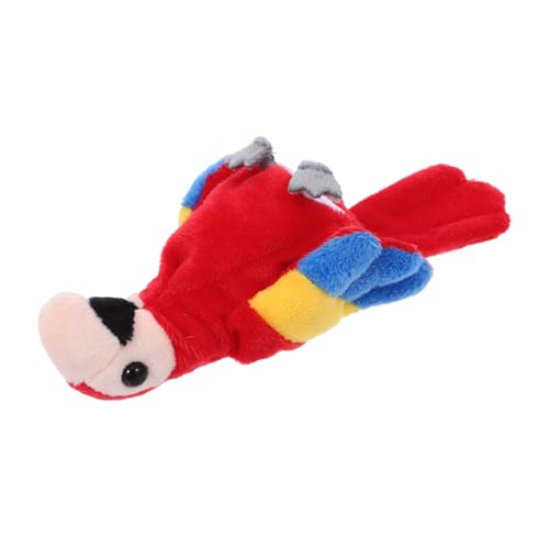Toyvian Papagei Handpuppe Plüsch Tierfingerpuppe Für Kinder Interaktive Geschichtenerzähler Realistisches Design Spielzeug Für Zuhause Und Kindergarten von Toyvian