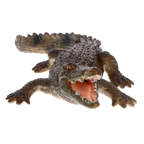 Toyvian Realistisches Krokodilmodell aus Bruchsicherem Material Kleines Tragbares Tierornament für Pädagogisches Lernspielzeug Naturerkennung Toyvian Realistisches Krokodilmodell aus Bruchsicherem Material Kleines Tragbares Tierornament für Pädagogisches Lernspielzeug Naturerkennung von Toyvian