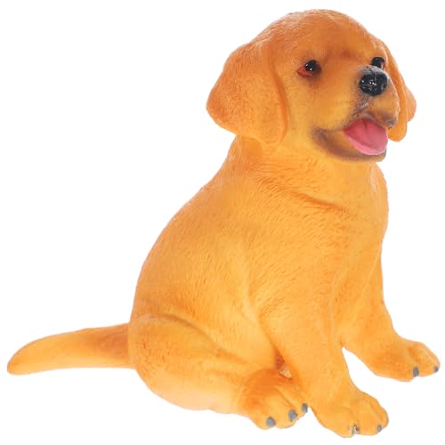 Toyvian Realistisches Labrador Welpen Modell Hund Figurine Tierfigur Dekoration für Geschenk und Heimdekor Lebensechte Simulation für Garten und Schreibtisch Toyvian Realistisches Labrador Welpen Modell Hund Figurine Tierfigur Dekoration für Geschenk und Heimdekor Lebensechte Simulation für Garten und Schreibtisch von Toyvian