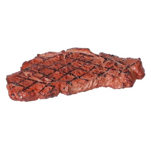 Toyvian Realistisches Steak Modell aus Umweltfreundlichem Kunststoff Lebensechte Lebensmittelattrappe für Bildung Küchendekoration Fotorequisiten und Lernspielzeug Toyvian Realistisches Steak Modell aus Umweltfreundlichem Kunststoff Lebensechte Lebensmittelattrappe für Bildung Küchendekoration Fotorequisiten und Lernspielzeug von Toyvian