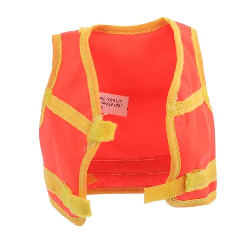 Toyvian Reflektierende Bjd Puppenweste für Actionfiguren und Flugzeugsicherheits Dolls Realistisch Gestaltetes Detailreiches Kleidungszubehör in Orange für Erhöhte Sichtbarkeit und Toyvian Reflektierende Bjd Puppenweste für Actionfiguren und Flugzeugsicherheits Dolls Realistisch Gestaltetes Detailreiches Kleidungszubehör in Orange für Erhöhte Sichtbarkeit und von Toyvian