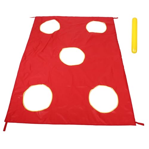 Toyvian -Regenbogenschirm Outdoor Spielplatz für Spaß und Aufregung bei Kindern Spiele im Freien Zappelspielzeug für Stoff rot Toyvian -Regenbogenschirm Outdoor Spielplatz für Spaß und Aufregung bei Kindern Spiele im Freien Zappelspielzeug für Stoff rot von Toyvian