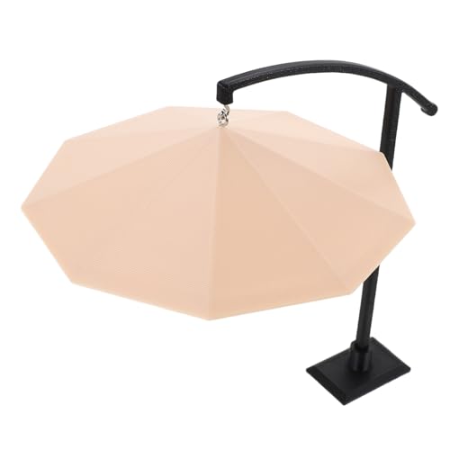 Toyvian Regenschirm Kleiner Strandschirm Puppenhaus Gartenzubehör Puppenhaus Terrassenschirm Kleiner Terrassenschirm Miniatur Landschaftsschirm Miniatur Terrarium Sonnenschirm DIY Mini von Toyvian
