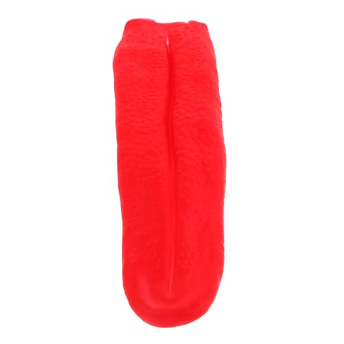 Toyvian Requisiten für den Narrentag Halloween Costume idea Halloween Scherzartikel Gruseldekoration halloweendeko Halloween-Zahnersatz falsche Sprache Maske Trickspielzeug gefälscht Gummi von Toyvian