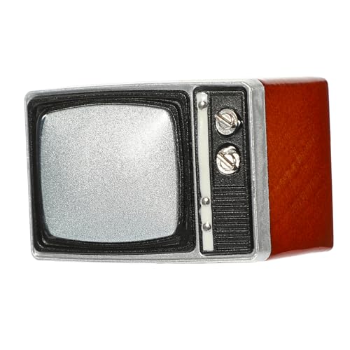 Toyvian Retro-tv-Modell Puppenhaus Fernseher Puppenhauslieferungen Mini-puppenmöbel Mini-hausversorgung Desktop-Modell Puppenhaus Möbel Desktop-mini-möbel Kleines Tv-Modell Holz Toyvian Retro-tv-Modell Puppenhaus Fernseher Puppenhauslieferungen Mini-puppenmöbel Mini-hausversorgung Desktop-Modell Puppenhaus Möbel Desktop-mini-möbel Kleines Tv-Modell Holz von Toyvian