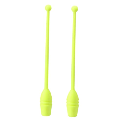 Toyvian Rhythmic Gymnastics Sticks Gelb Kunststoff Gymnastikstäbe Trainingsgerät für Erwachsene Künstlerisches Tanzen Fitness Zubehör Toyvian Rhythmic Gymnastics Sticks Gelb Kunststoff Gymnastikstäbe Trainingsgerät für Erwachsene Künstlerisches Tanzen Fitness Zubehör von Toyvian