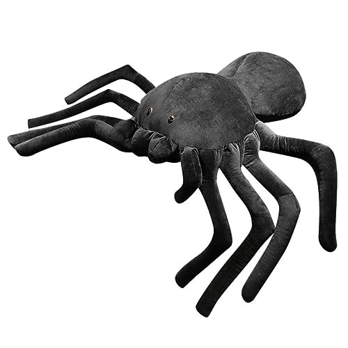 Toyvian Riesige Plüschspinne Kreatives Stofftier Schwarz aus Hochwertigem Plüsch für Dekoration für Wohnzimmer und Halloween Toyvian Riesige Plüschspinne Kreatives Stofftier Schwarz aus Hochwertigem Plüsch für Dekoration für Wohnzimmer und Halloween von Toyvian