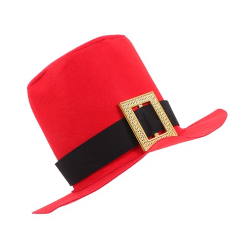 Toyvian Roter Weihnachtskopf mit Goldener Schnalle Unisex Festtagskostümzubehör für Neujahr Karneval und Weihnachtsfeiern Toyvian Roter Weihnachtskopf mit Goldener Schnalle Unisex Festtagskostümzubehör für Neujahr Karneval und Weihnachtsfeiern von Toyvian
