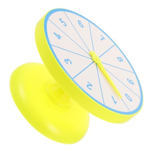 Toyvian Rotierendes Gewinnrad Rad Für Preise Party -preisträger Drehscheibe Spiel Farbe Preisrad Karneval Dreht Rad Zappeln Spinnrad Mathe-Fidget Spinnen Karneval Räder Weiß Plastik von Toyvian