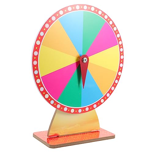 Toyvian Roulette-Spiel Puzzlematte trocken abwischbares Rad großes Rad Glücksradspiel DIY-Spiel-Gewinnrad Lotterie-Plattenspieler Party-Handelsrad kt-Board von Toyvian