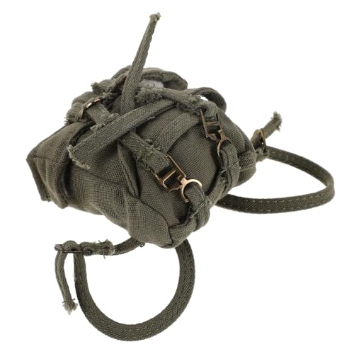Toyvian Rucksack für Soldatenpuppe Stoffrucksack mit Detailliertem Design Vielseitiges Zubehör für Puppensammlung Rollenspiel und Miniaturszenen für Sammler von Toyvian