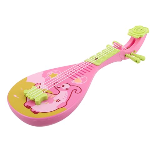 Toyvian Saiten-Musikinstrument-Spielzeug: Chinesisches Pipa-Spielzeug für Kinder, leichtes Saiteninstrument mit Dinosaurier-Muster für Foto-Requisiten, Bühnenauftritte von Toyvian