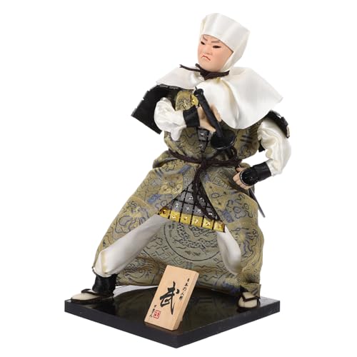 Toyvian Japanische Samurai-Puppe Kleine Dekoration Im Cartoon-Stil Für Zuhause Für Wohn Und Büroschmuck Farbenfroh Und Künstlerisch Für Schlafzimmer Und Cafés von Toyvian