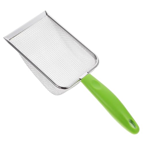 Toyvian Sandschaufel mit Netzfilter und Kunststoffgriff Komfortabel Multifunktional für Strand Sandspiel und Garten Maschen Grün Robust und Praktisch von Toyvian