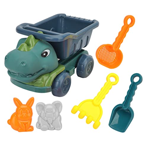 Toyvian Sandspielzeug Für Den Strand Für Kinder Dinosaurier-Sandkastenspielzeug Mit Muldenkipper Und Zusammenklappbarem Strandeimer Und Rechen Sandformen In Tierform Dinosaurierspielzeug Toyvian Sandspielzeug Für Den Strand Für Kinder Dinosaurier-Sandkastenspielzeug Mit Muldenkipper Und Zusammenklappbarem Strandeimer Und Rechen Sandformen In Tierform Dinosaurierspielzeug von Toyvian