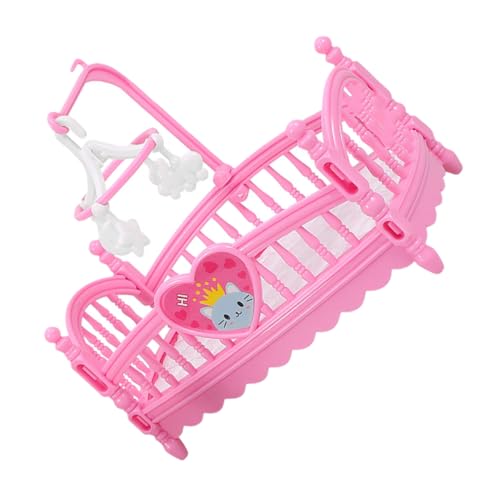 Toyvian Satz Puppenhaus-Cartoon-Bett IT Girl Room Decor Puppenhaus Mini-Kit puppenmöbel Set für Puppenbetten DIY handgefertigtes -Miniaturornament Abs Rosa Toyvian Satz Puppenhaus-Cartoon-Bett IT Girl Room Decor Puppenhaus Mini-Kit puppenmöbel Set für Puppenbetten DIY handgefertigtes -Miniaturornament Abs Rosa von Toyvian