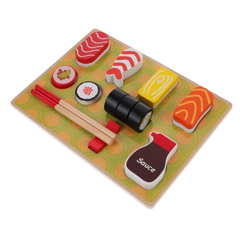 Toyvian Holz Sushi Spielen Lebensmittel Kinder Pretend Spielen Pädagogisches Spielzeug Kinder Küche Toyvian Holz Sushi Spielen Lebensmittel Kinder Pretend Spielen Pädagogisches Spielzeug Kinder Küche von Toyvian