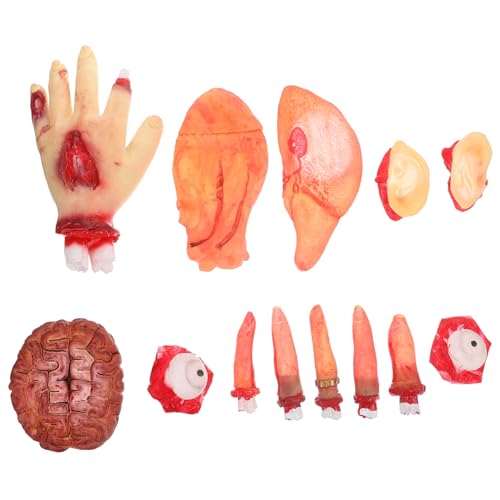 Toyvian Schachteln Gruselige Halloween Dekoration mit Realistischen Menschlichen Körperteilen Blutige Requisiten für Partys für Spukhäuser und Schaurige Anlässe Toyvian Schachteln Gruselige Halloween Dekoration mit Realistischen Menschlichen Körperteilen Blutige Requisiten für Partys für Spukhäuser und Schaurige Anlässe von Toyvian