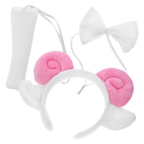 Toyvian Schaf Kostüm Haarreif mit Plüschhörnern und Fliege Leichtes Bequemes Damen Accessoire für Halloween Cosplay Party und Bühnenauftritte Vielseitig Tragbar für Altersgruppen Toyvian Schaf Kostüm Haarreif mit Plüschhörnern und Fliege Leichtes Bequemes Damen Accessoire für Halloween Cosplay Party und Bühnenauftritte Vielseitig Tragbar für Altersgruppen von Toyvian