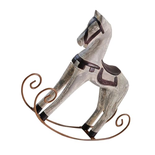 Toyvian Schaukelpferd- Reiter Denkmal Figuren Skulptur Statue Ratte Retro-pferdekunstfigur Pferdemodellverzierung Simulation Schaukelfigur Plüsch Pferdefigur Ornament MDF Toyvian Schaukelpferd- Reiter Denkmal Figuren Skulptur Statue Ratte Retro-pferdekunstfigur Pferdemodellverzierung Simulation Schaukelfigur Plüsch Pferdefigur Ornament MDF von Toyvian