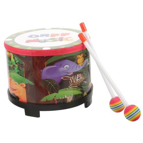 Toyvian Schlagzeug Buntes Percussion Instrument Trommel mit Schlägeln für Kleinkinder Ab Jahren Fördert Feinmotorik Rhythmusgefühl und Hand Auge Koordination Langlebig und Sicher von Toyvian