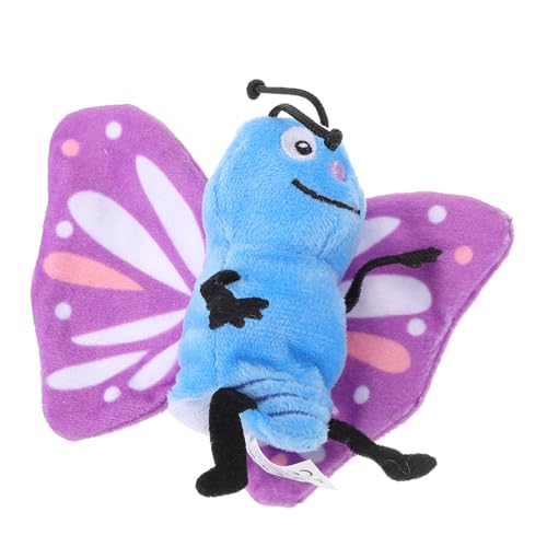 Toyvian Schmetterlings-tierhandpuppe Handpuppe Bienen-gastgeschenke Häkelset Für Fingerpuppen Kleine Bienen Honigtopf Plüsch Ausgestopfte Biene Stofftier Pp Baumwolle von Toyvian