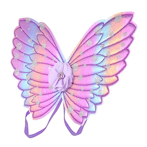 Toyvian Schmetterlingsflügel Für Kostüme Kostüm Feenflügel Halloween -Performance-flügel Partykostüm Flügel Engelsflügel Cosplay-flügel Stoff Violett Toyvian Schmetterlingsflügel Für Kostüme Kostüm Feenflügel Halloween -Performance-flügel Partykostüm Flügel Engelsflügel Cosplay-flügel Stoff Violett von Toyvian