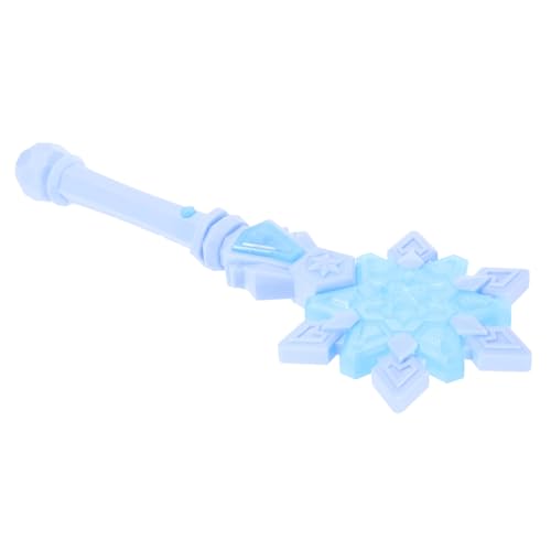 Toyvian Schnee Zauberstab Weihnachtsschneeflockenstab Weihnachtsfeier Liefert Halloween-Party-zauberstab Weihnachtszauberstab Weihnachtsblasenstäbe Partyzubehör Zauberstab Sky-Blue Plastik von Toyvian