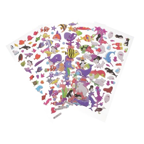 Toyvian Seetier Aufkleber Cartoon PVC Puffy Sticker Für Meerestiere Für Bastelprojekte Scrapbooking DIY Unterwasser Themen Verschiedene Designs Toyvian Seetier Aufkleber Cartoon PVC Puffy Sticker Für Meerestiere Für Bastelprojekte Scrapbooking DIY Unterwasser Themen Verschiedene Designs von Toyvian