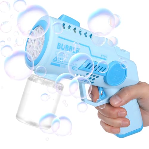 Toyvian Seifenblase Seifenblase Für Kinder Elektrisch Automatisch Mit Licht Für Kinderpartys Und Spaß Im Freien Geburtstagsparty Alter 3 4 5 6 7 8 Jahre Jungen Und Mädchen (4 von Toyvian